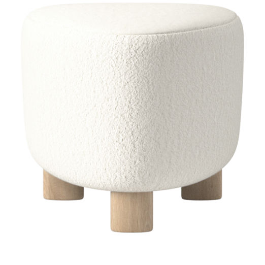 Bozzi Ottoman Wooly Sand