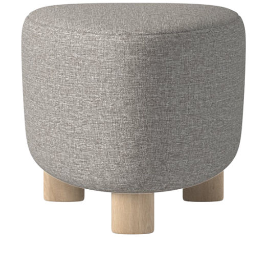 Bozzi Ottoman Taylor Felt Grey