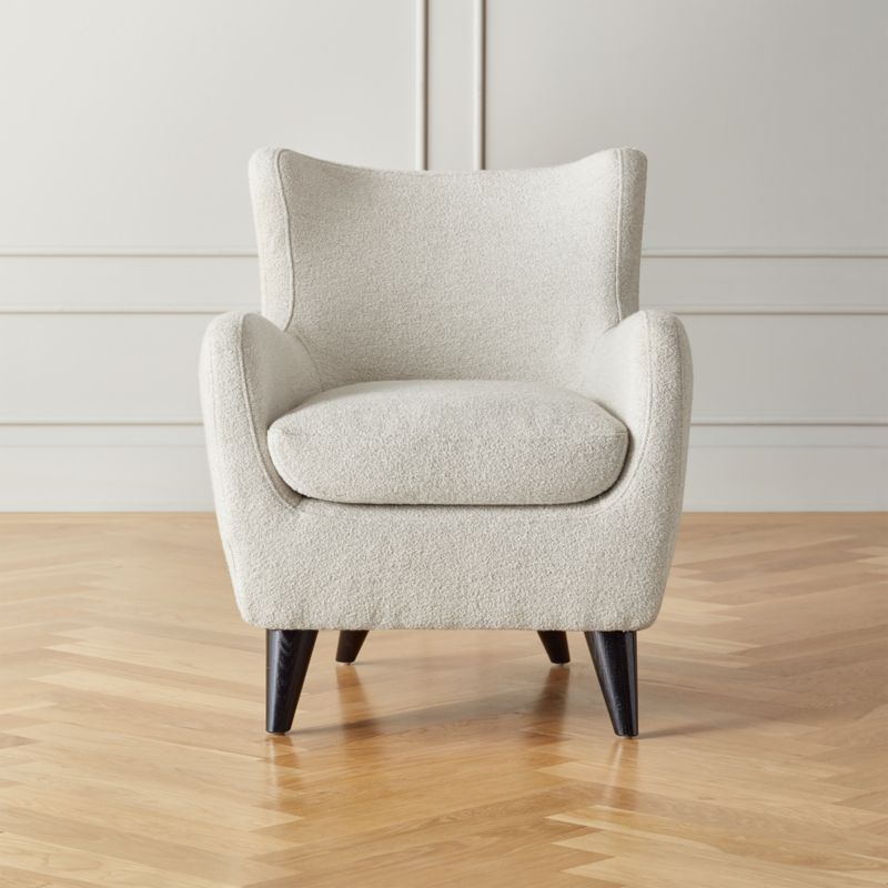 Amber Boucle Chair + Reviews | CB2