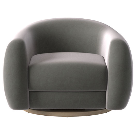 Laszlo Swivel Chair Luca Storm by Ross Cassidy