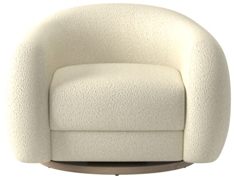 Laszlo Swivel Chair Bloce Cream by Ross Cassidy - image 0 of 8