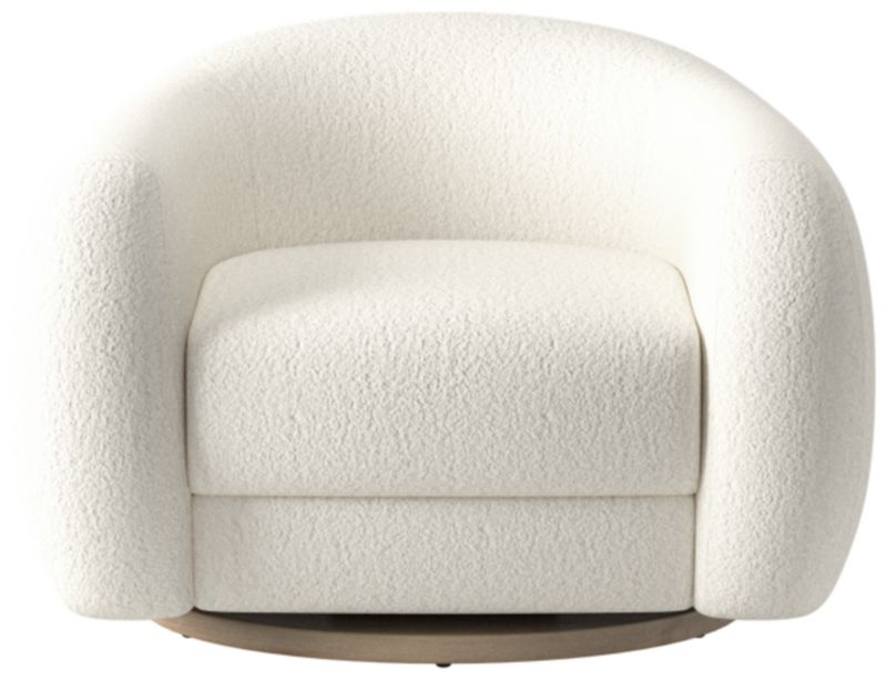 Laszlo Swivel Chair Wooly Sand by Ross Cassidy - image 0 of 8