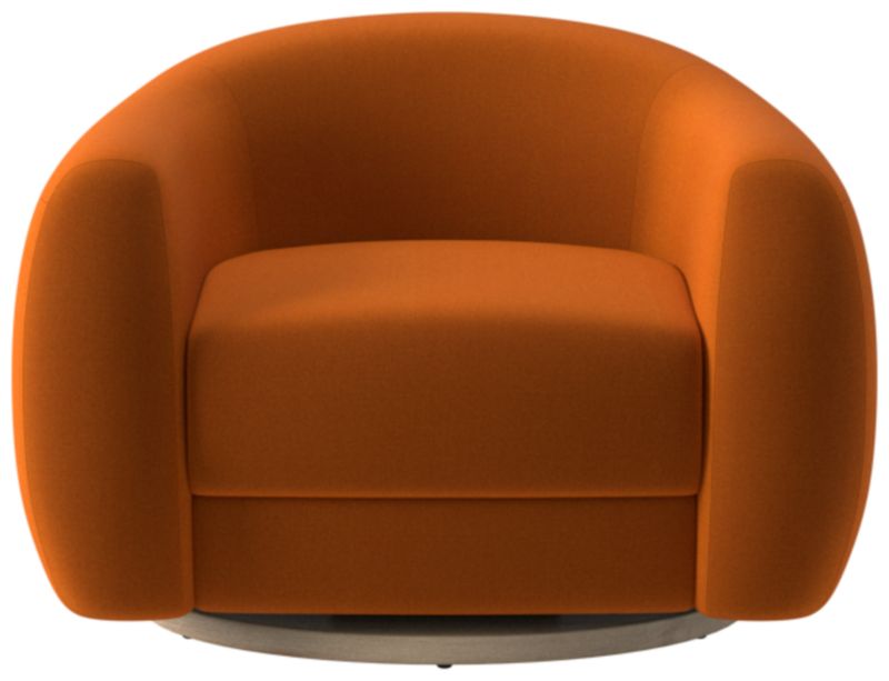 Laszlo Swivel Chair Luca Russet by Ross Cassidy - image 0 of 8