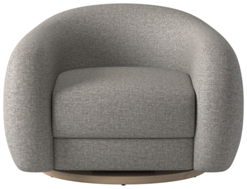 Laszlo Swivel Chair Taylor Felt Grey by Ross Cassidy - image 0 of 8