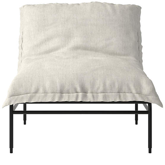 Pillow Lounge Chair Nomad Snow by Kara Mann