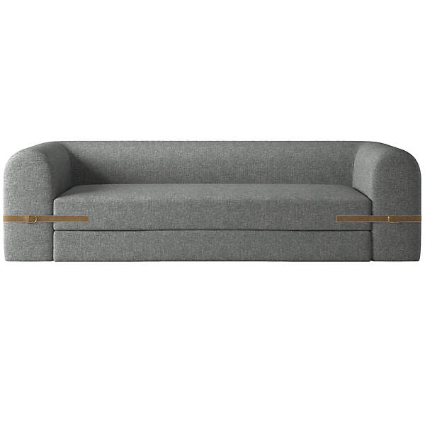 Alesso Hatch Charcoal Sleeper Sofa Cb2 Canada