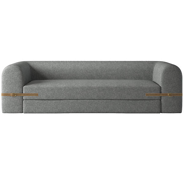 Alesso Hatch Charcoal Sleeper Sofa CB2
