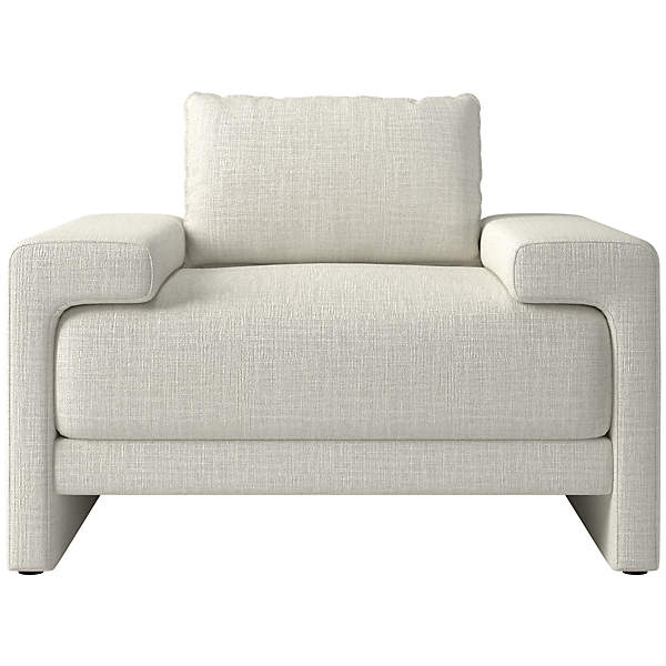 Cb2 camden white sofa discount