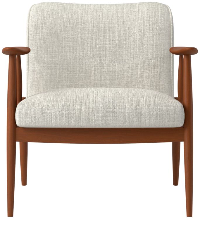 Troubadour Lindy Snow Wood Frame Chair - image 0 of 10