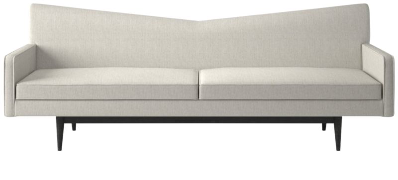 Viewing product image Bowtie Sofa Model 3127 Nomad Snow by Paul McCobb - image 1 of 7