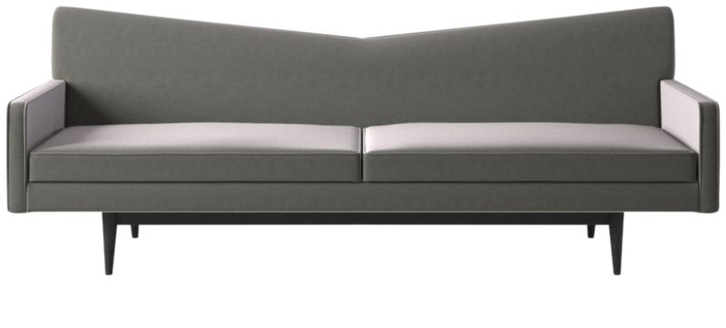 Bowtie Sofa Model 3127 Luca Storm by Paul McCobb - image 0 of 7