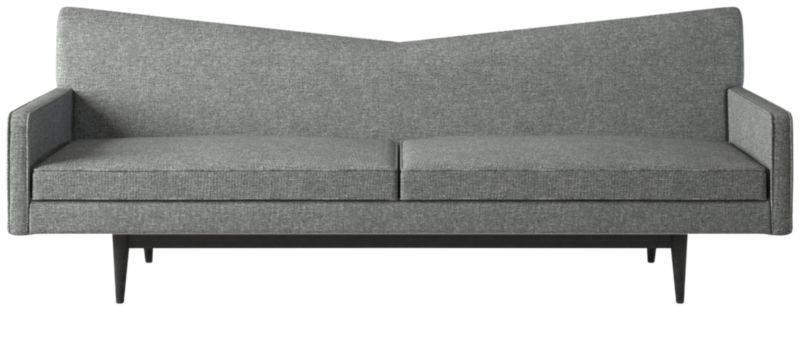 Viewing product image Bowtie Sofa Model 3127 Hatch Charcoal by Paul McCobb - image 1 of 7