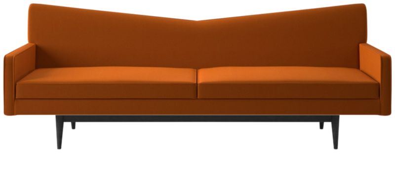 Viewing product image Bowtie Sofa Model 3127 Luca Russet by Paul McCobb - image 1 of 7