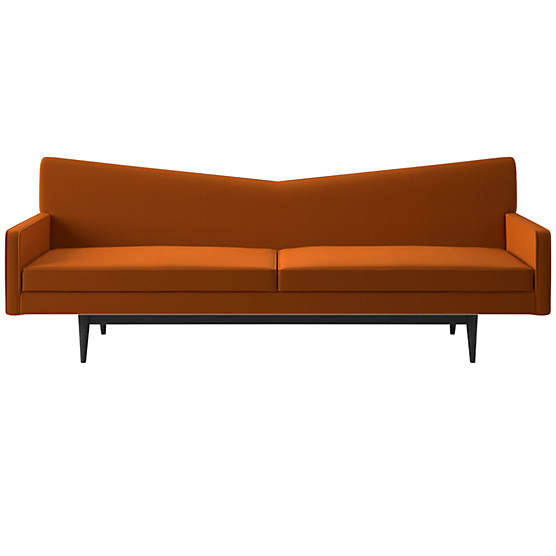 Bowtie Sofa Model 3127 Luca Russet by Paul McCobb