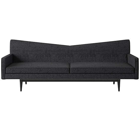 Bowtie Sofa Model 3127 Bloce Noir by Paul McCobb