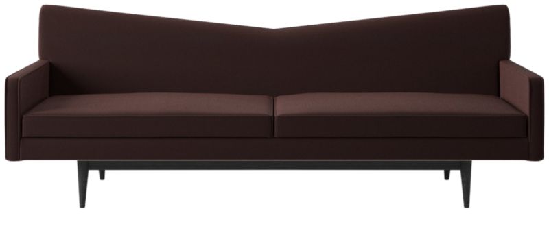 Viewing product image Bowtie Sofa Model 3127 Luca Espresso by Paul McCobb - image 1 of 7