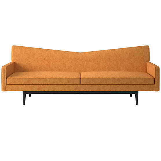 Bowtie Sofa Model 3127 Dream Ginger Tea by Paul McCobb