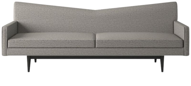 Viewing product image Bowtie Sofa Model 3127 Taylor Felt Grey by Paul McCobb - image 1 of 7