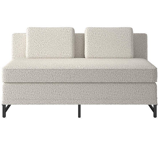 Metric Loveseat Model 8003 Bloce Grey by Paul McCobb