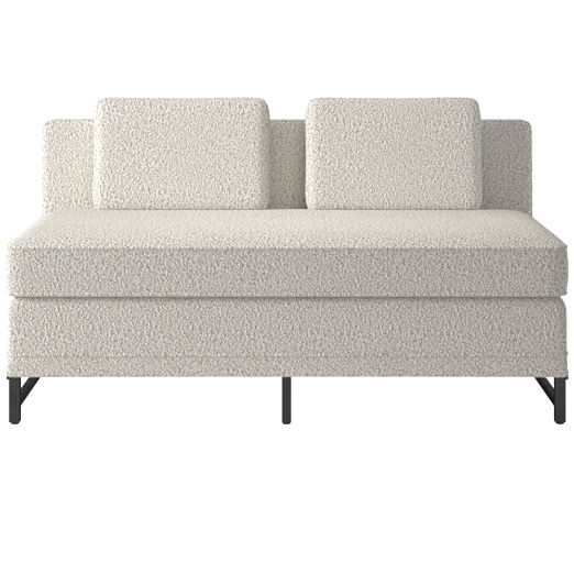 Metric Loveseat Model 8003 Bloce Grey by Paul McCobb