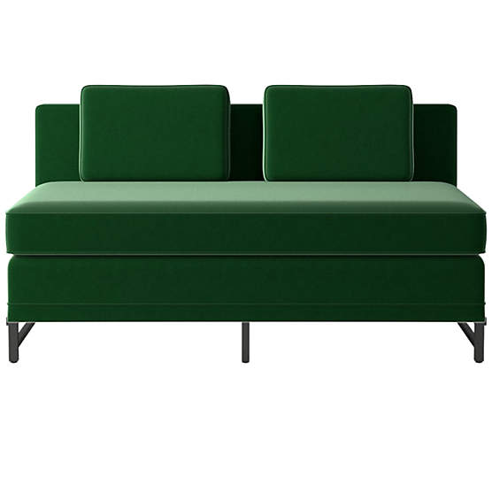 Metric Loveseat Model 8003 Luca Emerald by Paul McCobb