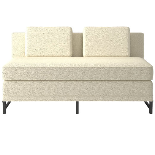 Metric Loveseat Model 8003 Bloce Cream by Paul McCobb