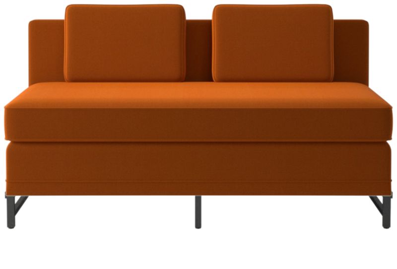 Metric Loveseat Model 8003 Luca Russet by Paul McCobb - image 0 of 8