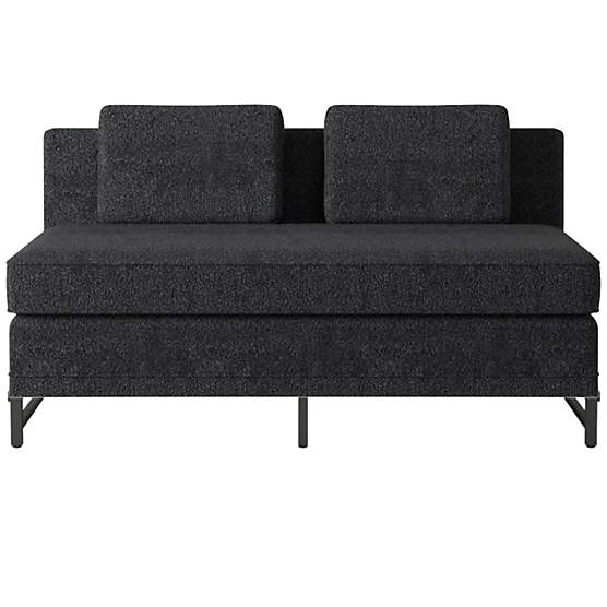 Metric Loveseat Model 8003 Bloce Noir by Paul McCobb