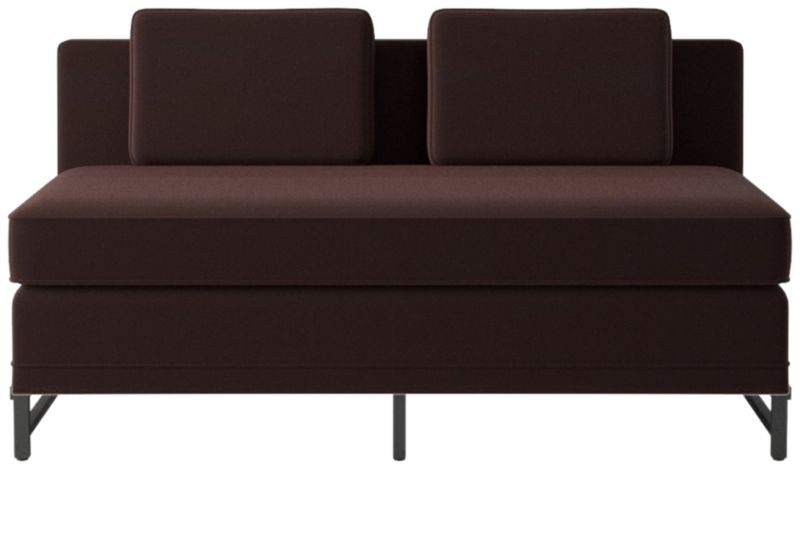 Metric Loveseat Model 8003 Luca Espresso by Paul McCobb - image 0 of 8