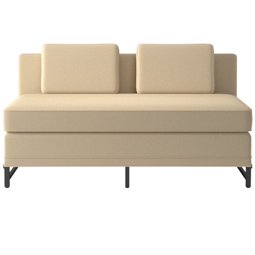 Metric Loveseat Model 8003 Biba Parchment by Paul McCobb