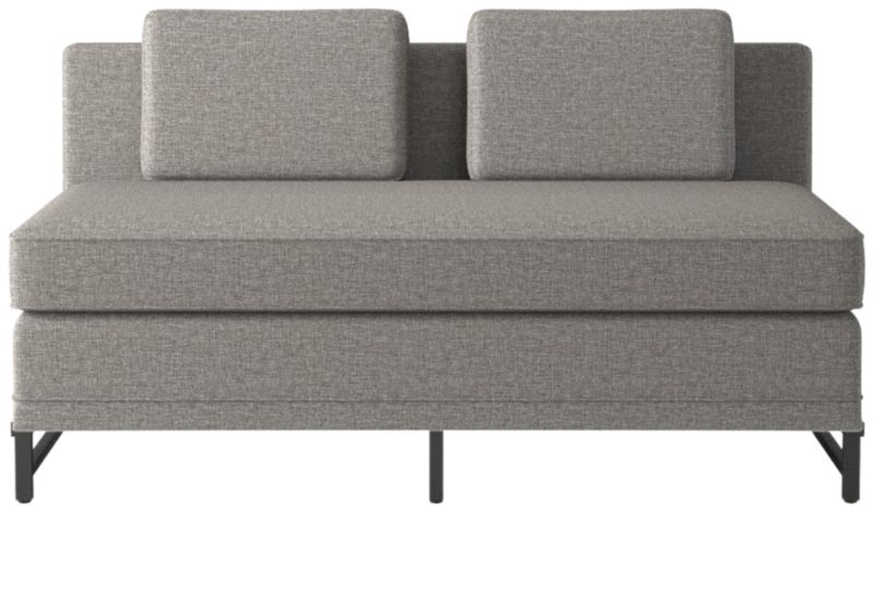 Metric Loveseat Model 8003 Taylor Felt Grey by Paul McCobb - image 0 of 8