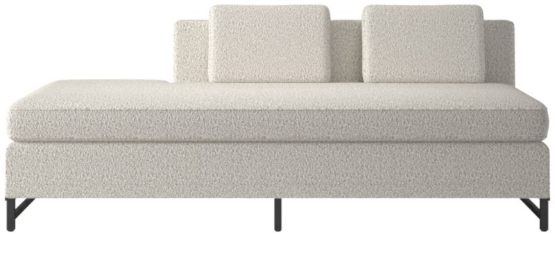 Metric Left Half-Back Armless Sofa Model 8046 Bloce Grey by Paul McCobb - image 0 of 8