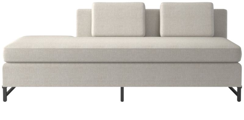 Metric Left Half-Back Armless Sofa Model 8046 Deauville Dune by Paul McCobb - image 0 of 8