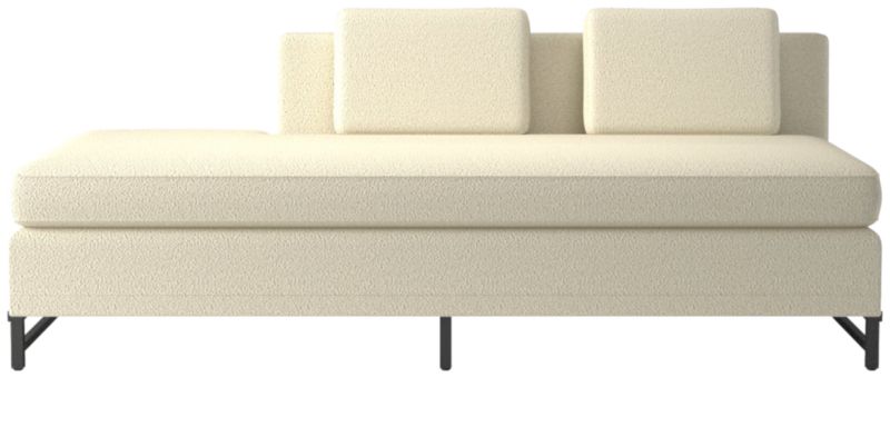 Metric Left Half-Back Armless Sofa Model 8046 Bloce Cream by Paul McCobb - image 0 of 8