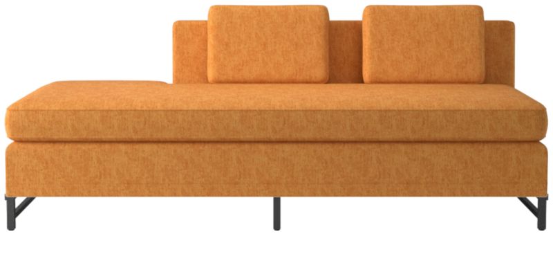 Metric Left Half-Back Armless Sofa Model 8046 Dream Ginger Tea by Paul McCobb - image 0 of 8