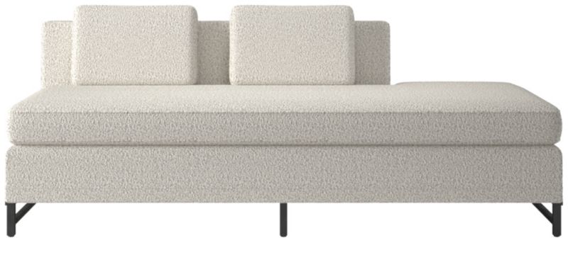 Metric Right Half-Back Armless Sofa Model 8046 Bloce Grey by Paul McCobb - image 0 of 8