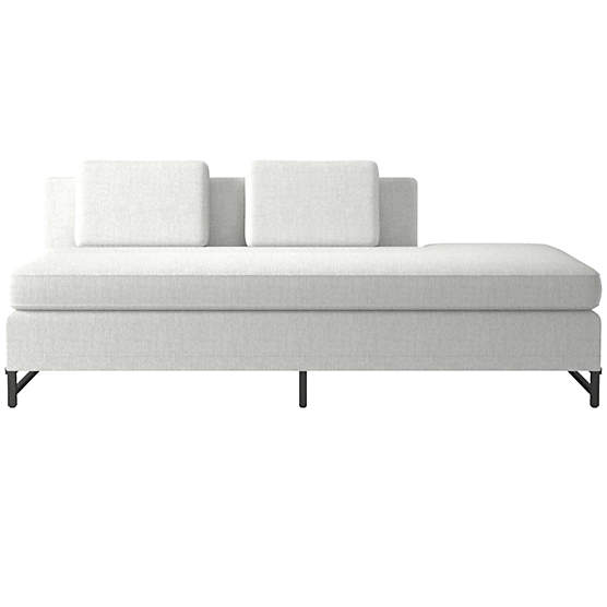 Metric Right Half-Back Armless Sofa Model 8046 Elliot Dove by Paul McCobb