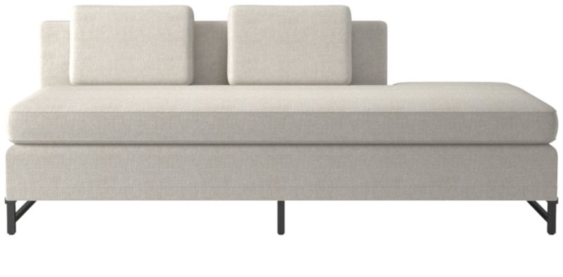 Metric Right Half-Back Armless Sofa Model 8046 Deauville Dune by Paul McCobb - image 0 of 8