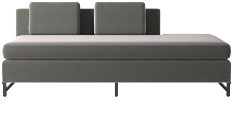 Metric Right Half-Back Armless Sofa Model 8046 Luca Storm by Paul McCobb - image 0 of 8