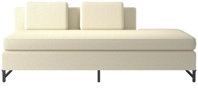 Metric Right Half-Back Armless Sofa Model 8046 Bloce Cream by Paul McCobb - image 0 of 8