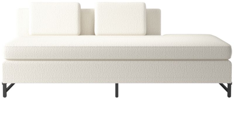 Metric Right Half-Back Armless Sofa Model 8046 Wooly Sand by Paul McCobb - image 0 of 8