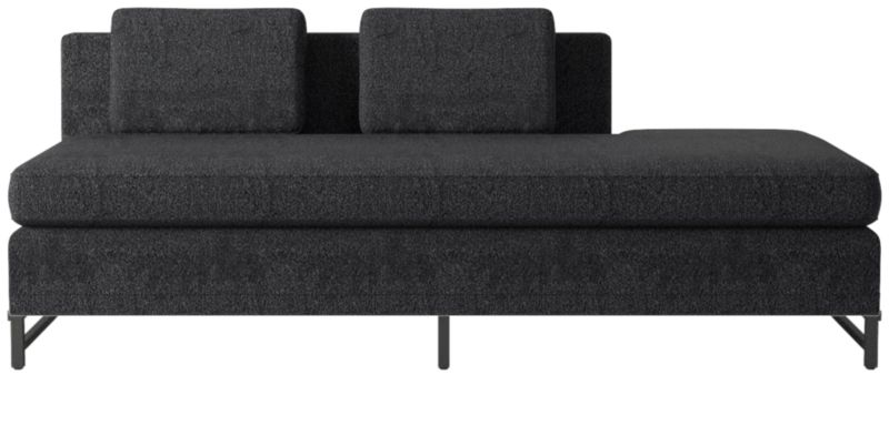 Metric Right Half-Back Armless Sofa Model 8046 Bloce Noir by Paul McCobb - image 0 of 8