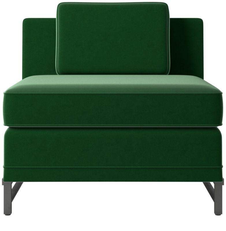 Metric Armless Chair Luca Emerald by Paul McCobb - image 0 of 7