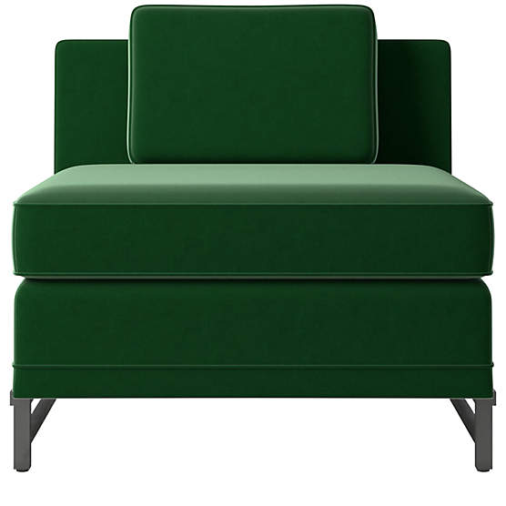 Metric Armless Chair Luca Emerald by Paul McCobb