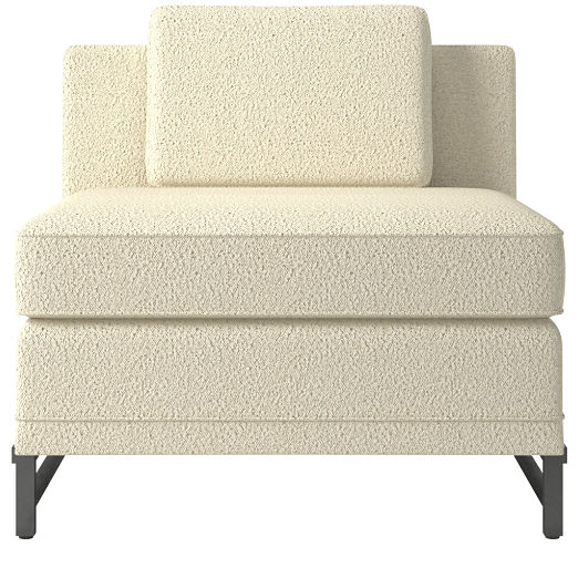 Metric Armless Chair Bloce Cream by Paul McCobb