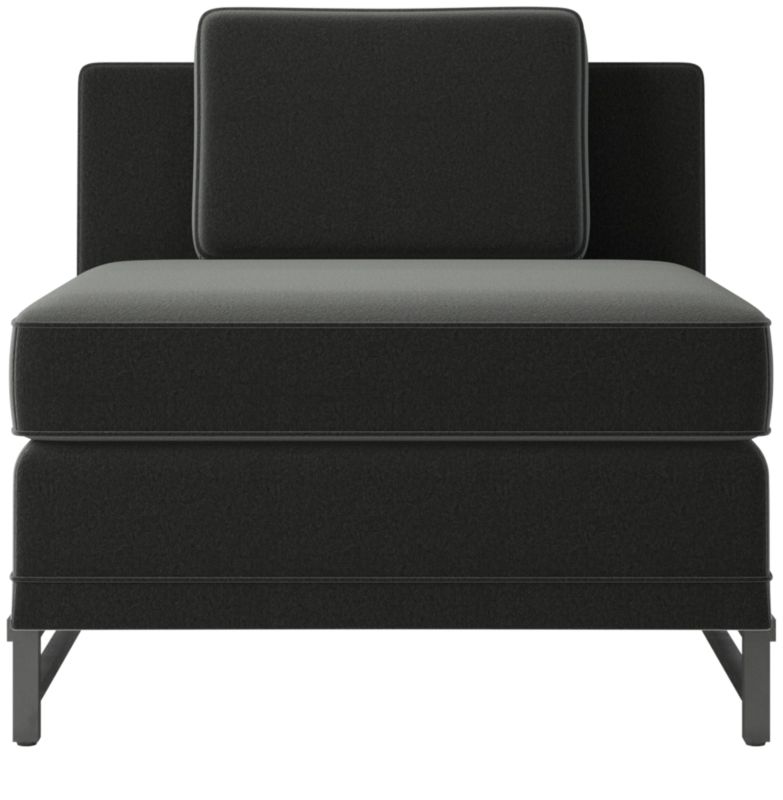 Metric Armless Chair Dale Dark Grey by Paul McCobb - image 0 of 7