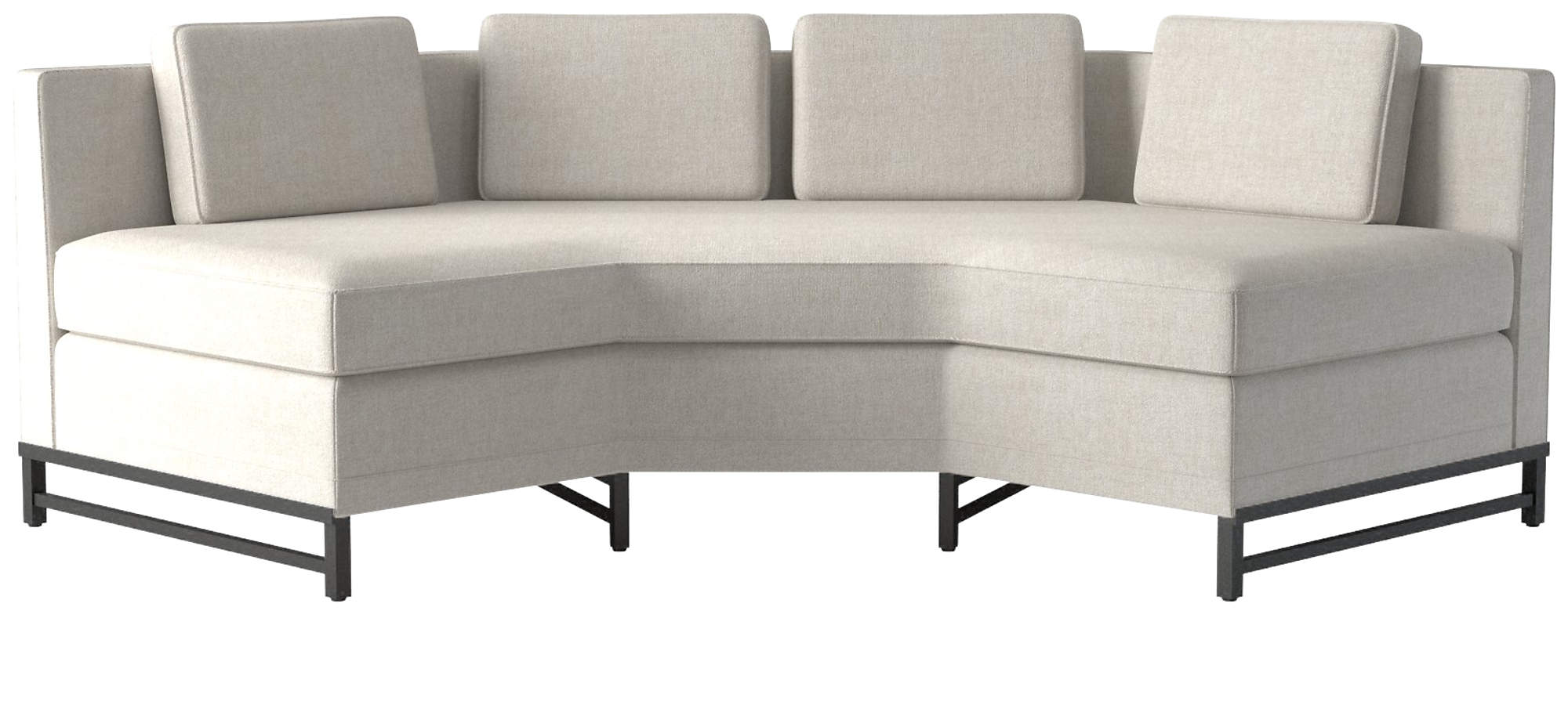 Metric Quarter Octagon Corner Sofa Model 8017 Deauville Dune CB2