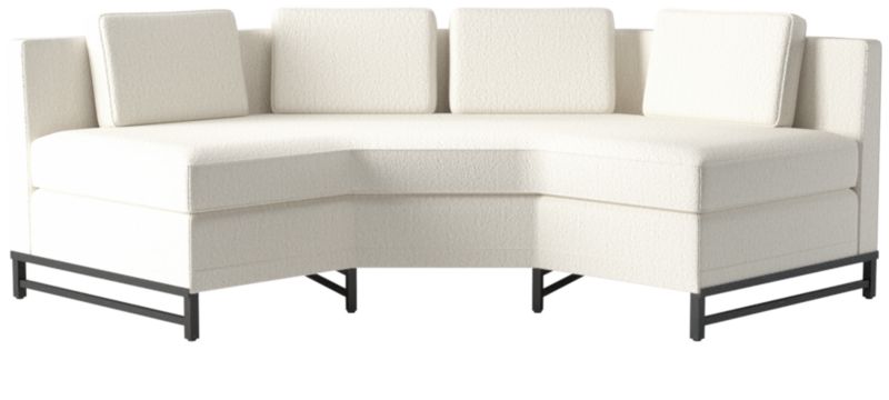 Metric Quarter Octagon Corner Sofa Model 8017 Wooly Sand by Paul McCobb - image 0 of 8