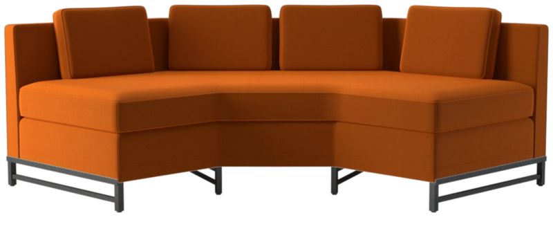 Metric Quarter Octagon Corner Sofa Model 8017 Luca Russet by Paul McCobb - image 0 of 8