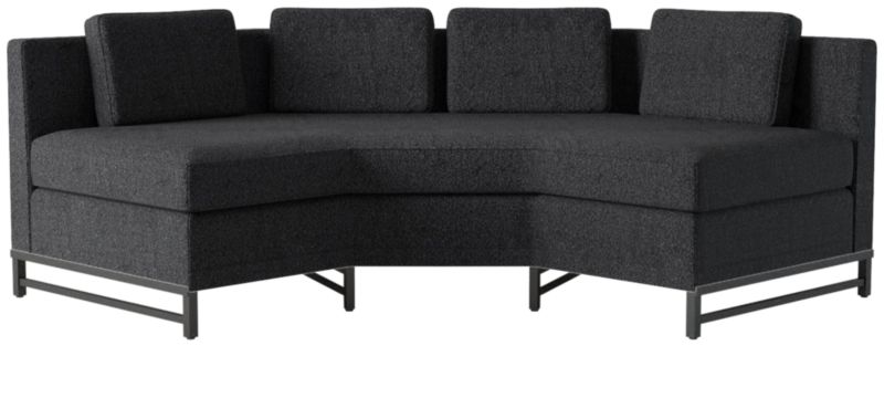 Metric Quarter Octagon Corner Sofa Model 8017 Bloce Noir by Paul McCobb - image 0 of 8